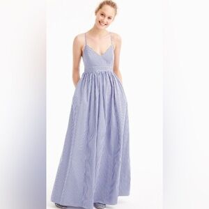 J. Crew Blue Gingham Dress